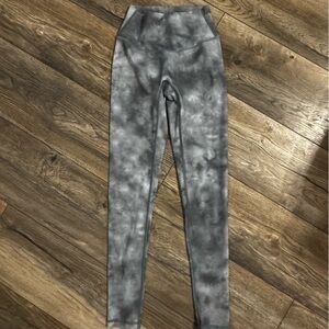 Paragon Fitwear Gray Tie-Dye High-Rise Leggings